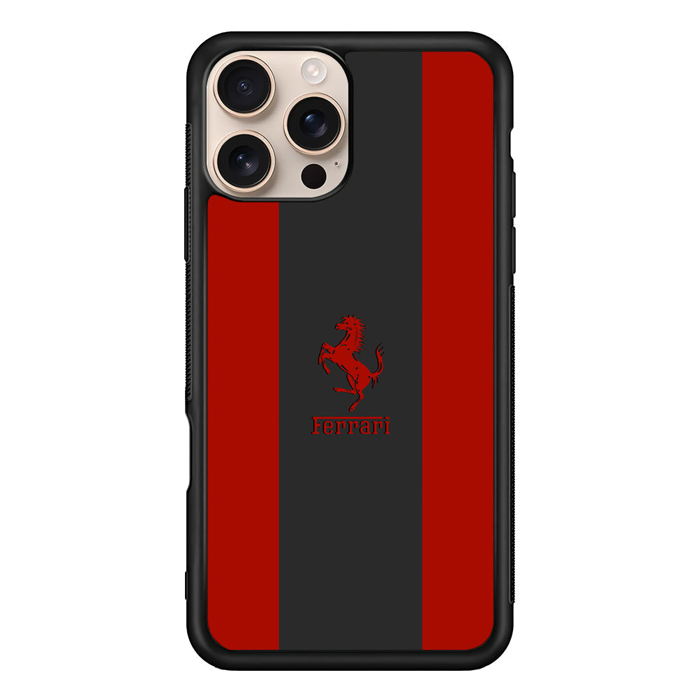 Ferrari Silhouette of Signature iPhone 16 Pro Max Case - Xtracase