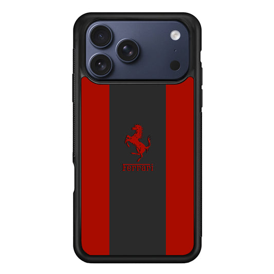 Ferrari Silhouette of Signature iPhone 17 Pro Case - Xtracase