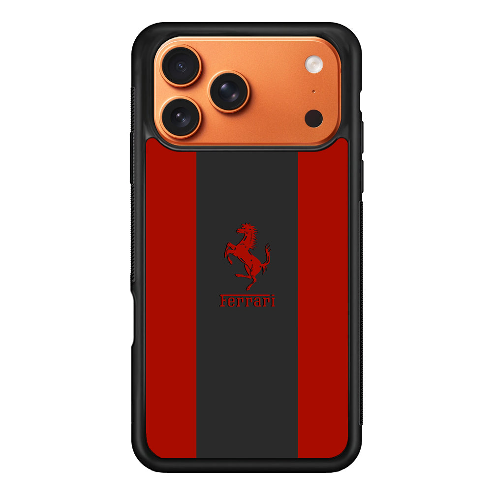 Ferrari Silhouette of Signature iPhone 17 Pro Max Case