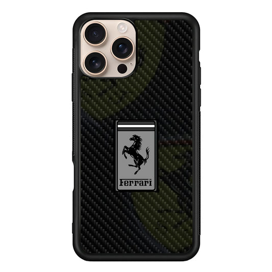 Ferrari Silvery Touch iPhone 16 Pro Case - Xtracase