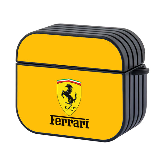 Ferrari Yellow Backdrop Apple Airpods 3 Case - Xtracase