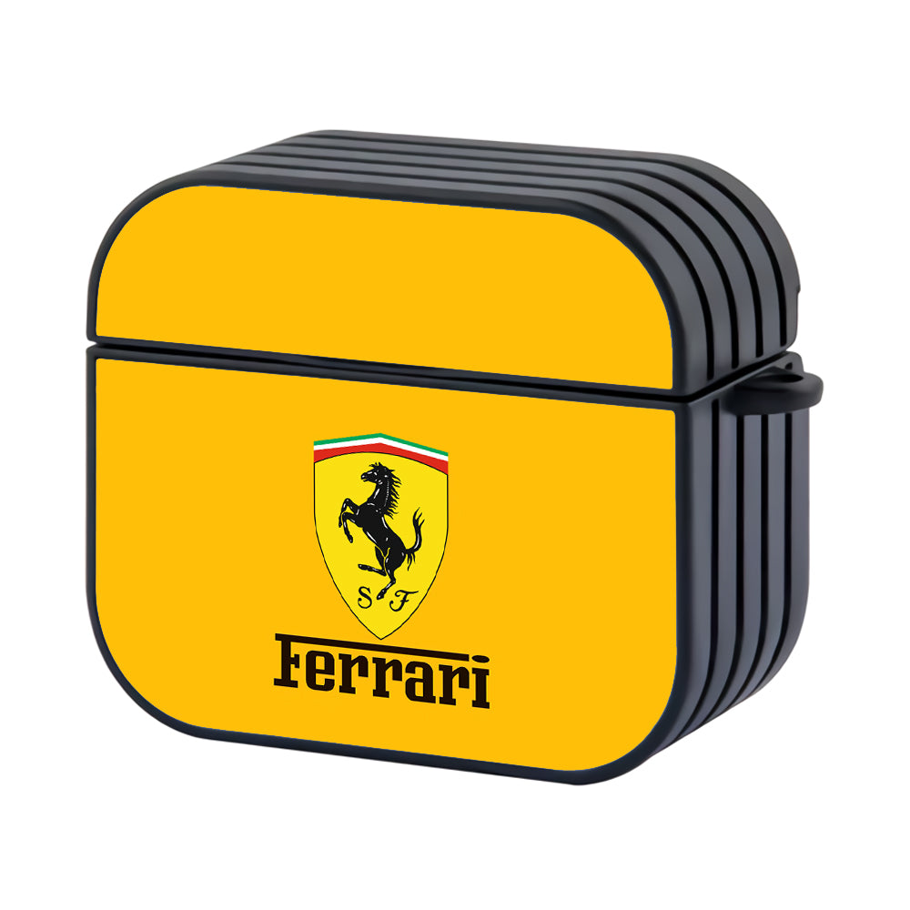 Ferrari Yellow Backdrop Apple Airpods 4 Case - Xtracase