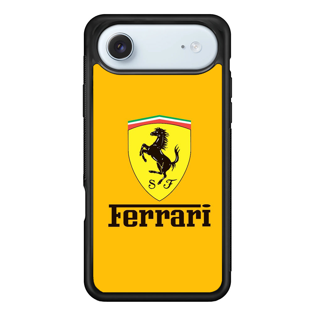 Ferrari Yellow Backdrop iPhone 17 Air Case - Xtracase