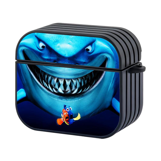 Finding Nemo Great White Shark Hard Plastic Case Cover For Apple Airpods 3-Xtracase