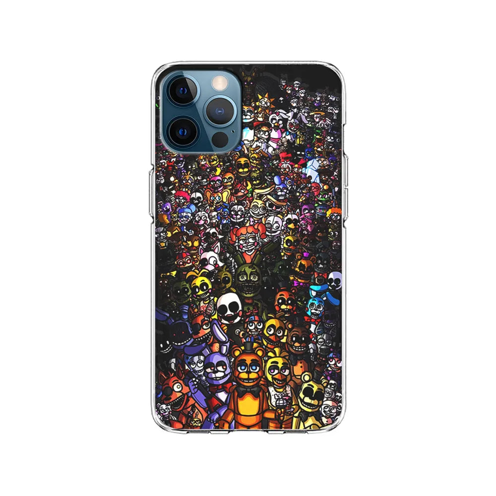 Five Nights at Freddy's Assemble iPhone 13 Pro Case-Clear Soft Case-Xtracase