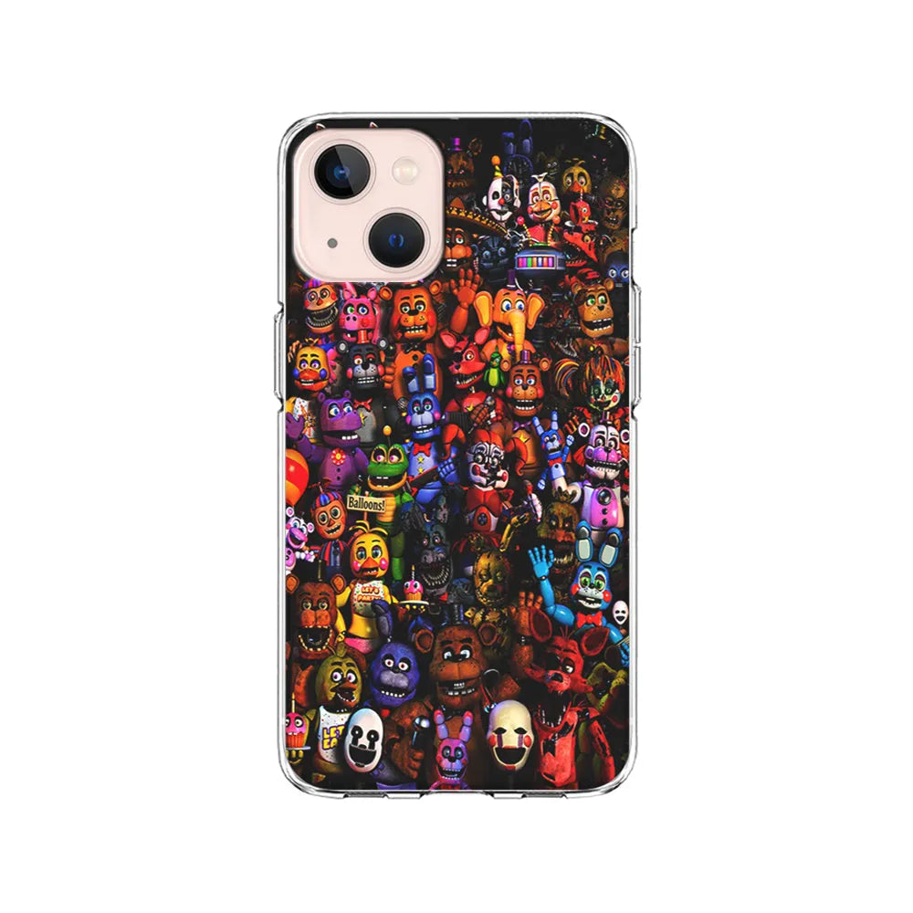 Five Nights at Freddy's FNAF iPhone 15 Case-Clear Soft Case-Xtracase