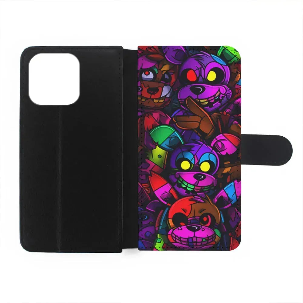 Five Nights at Freddy's Horror iPhone 15 Pro Max Case-Flip Wallet Case-Xtracase