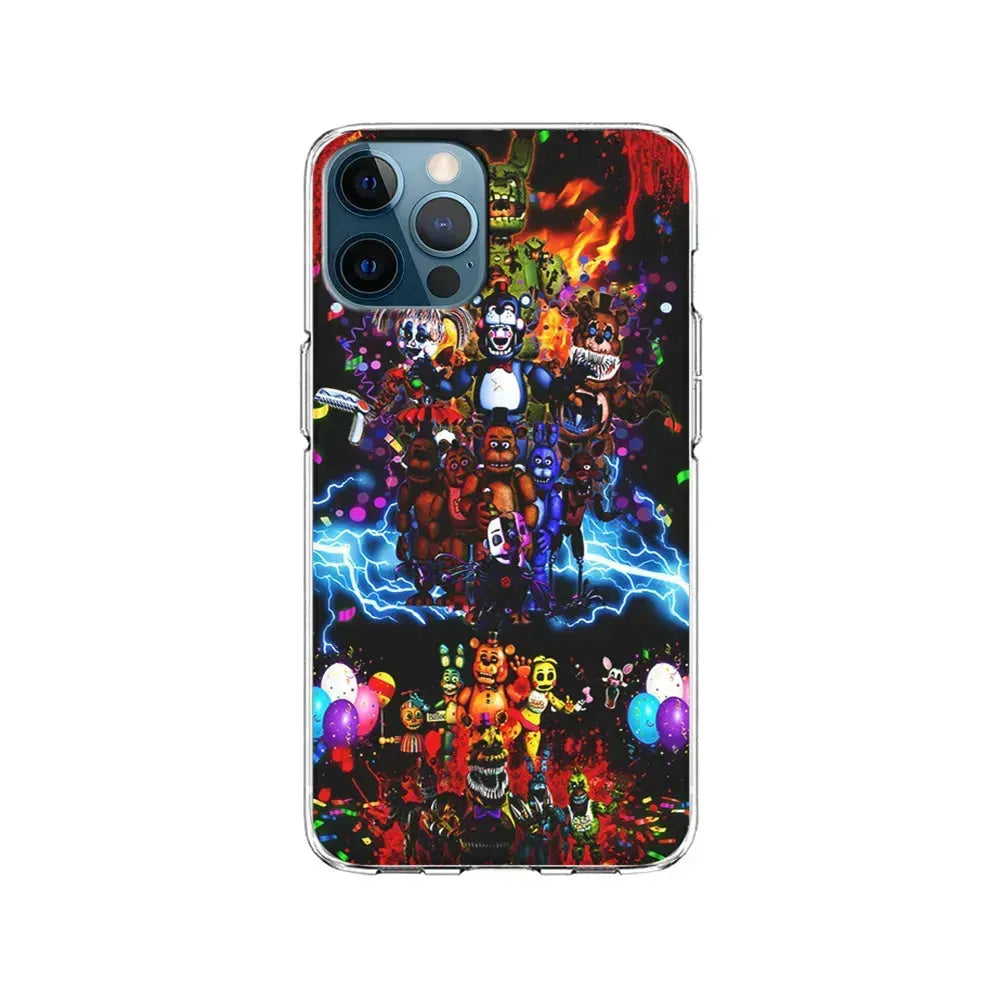 Five Nights at Freddy's Party iPhone 15 Pro Max Case-Clear Soft Case-Xtracase
