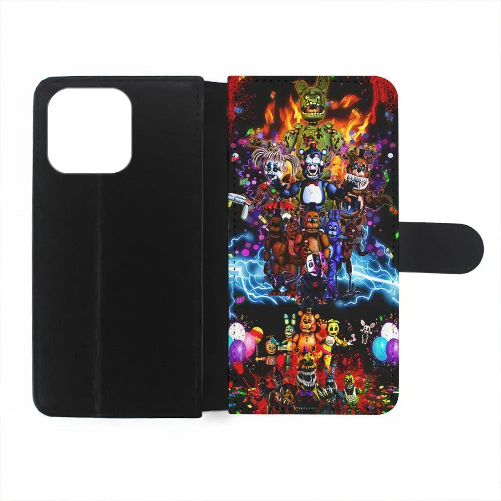 Five Nights at Freddy's Party iPhone 15 Pro Max Case-Flip Wallet Case-Xtracase