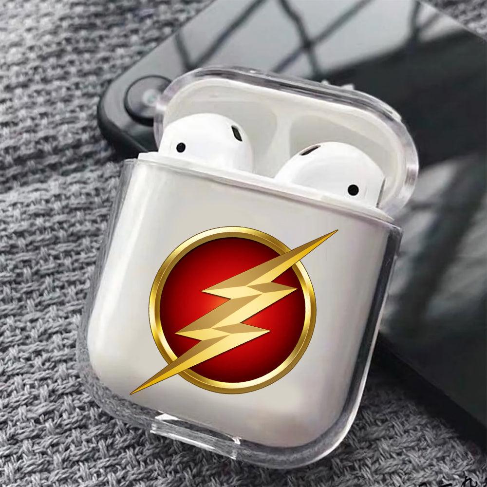 Flash Symbol Emblem Protective Clear Case Cover For Apple Airpods-Xtracase