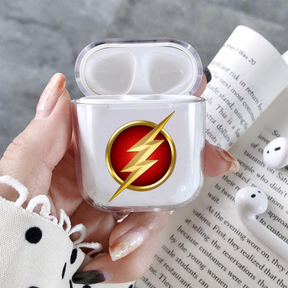 Flash Symbol Emblem Protective Clear Case Cover For Apple Airpods-Xtracase