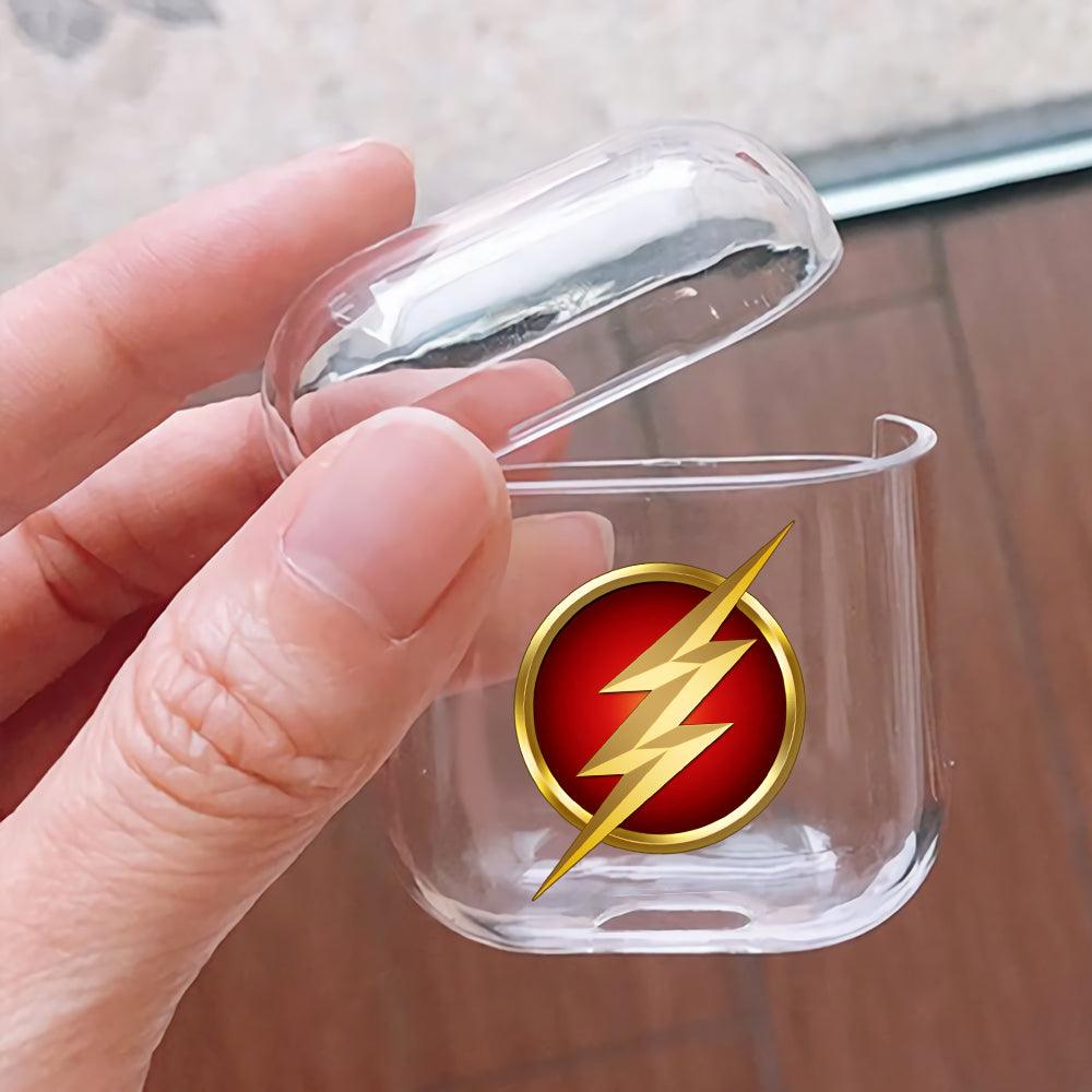 Flash Symbol Emblem Protective Clear Case Cover For Apple Airpods-Xtracase