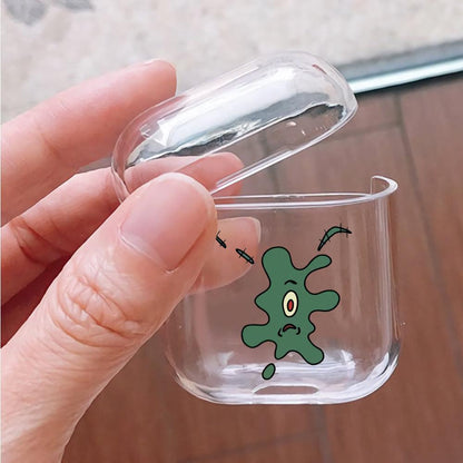 Flat Plankton Apple Airpods Clear Case-Xtracase