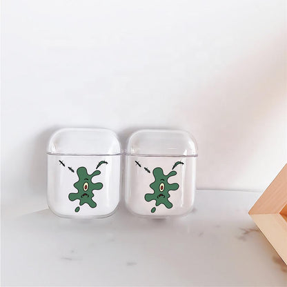 Flat Plankton Apple Airpods Clear Case-Xtracase