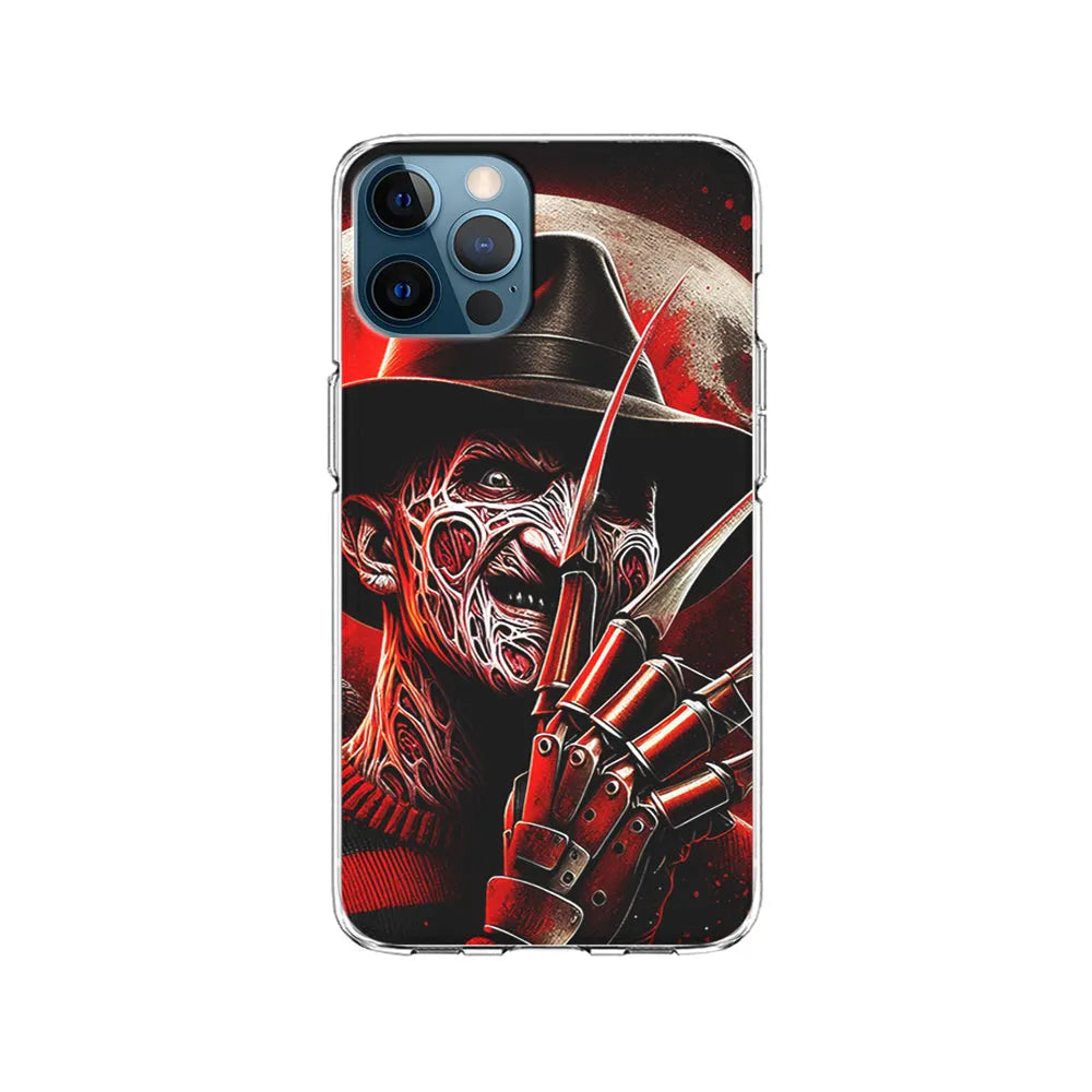 Freddy Krueger The Springwood Slasher iPhone 13 Pro Case-Clear Soft Case-Xtracase