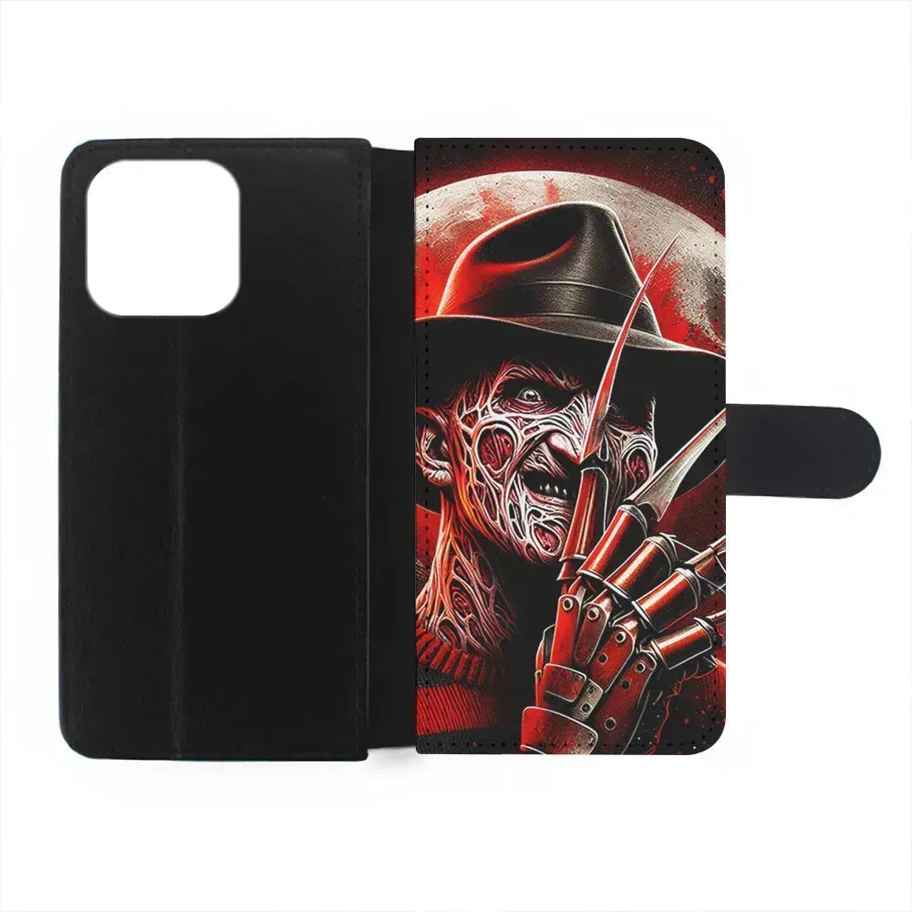 Freddy Krueger The Springwood Slasher iPhone 15 Pro Max Case-Flip Wallet Case-Xtracase