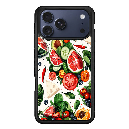 Fresh Organic Fruits and Vegetables iPhone 17 Pro Case - Xtracase