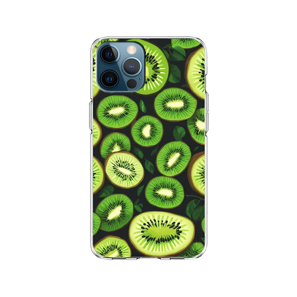 Fresh Organic Kiwi Fruit iPhone 13 Pro Case-Clear Soft Case-Xtracase