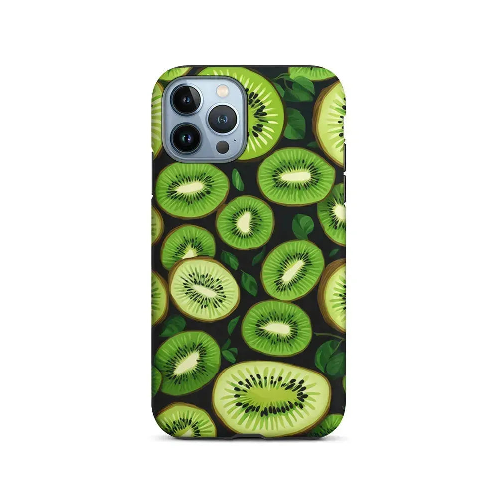 Fresh Organic Kiwi Fruit iPhone 15 Pro Max Case-2 in 1 Tough Case-Xtracase