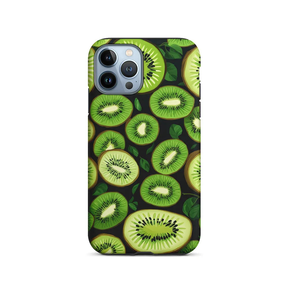 Fresh Organic Kiwi Fruit iPhone 13 Pro Case-2 in 1 Tough Case-Xtracase