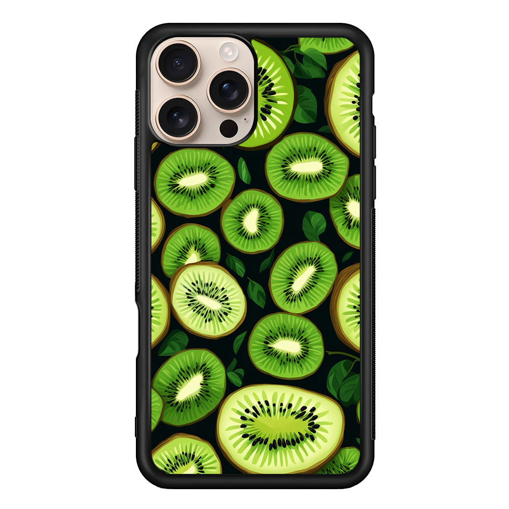 Fresh Organic Kiwi Fruit iPhone 16 Pro Max Case - iPhone 16 Pro Max