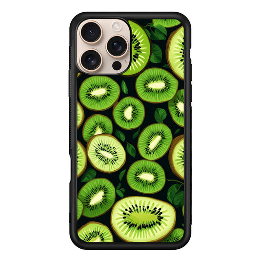 Fresh Organic Kiwi Fruit iPhone 16 Pro Max Case - iPhone 16 Pro Max