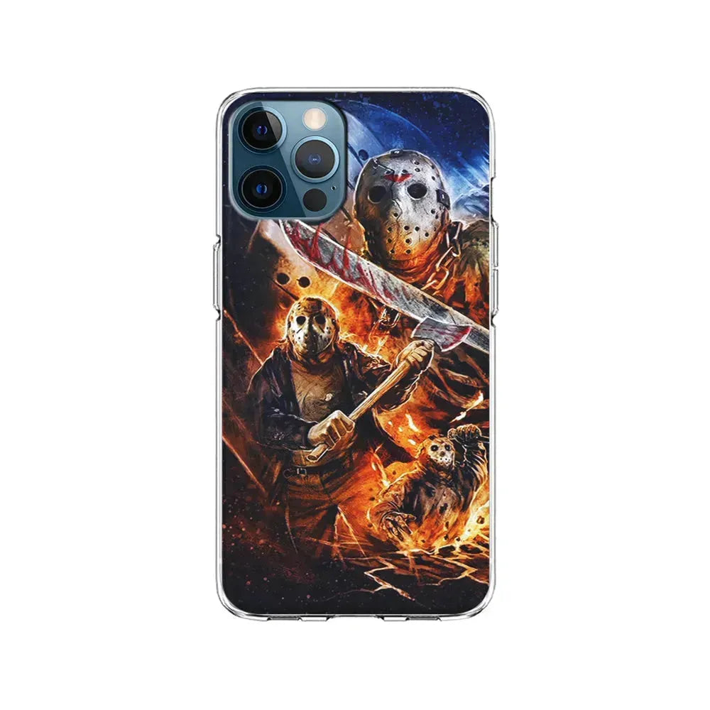 Friday the 13th Terror iPhone 15 Pro Max Case-Clear Soft Case-Xtracase