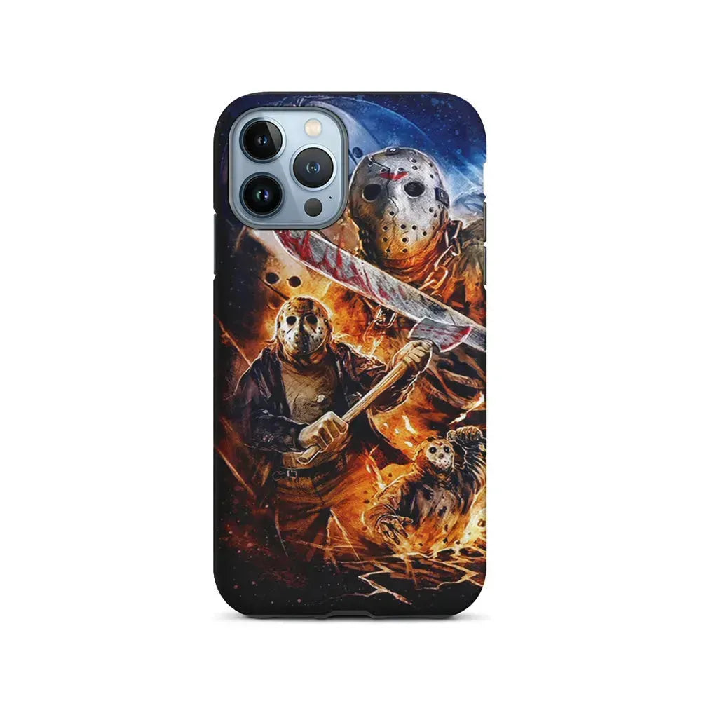 Friday the 13th Terror iPhone 15 Pro Max Case-2 in 1 Tough Case-Xtracase