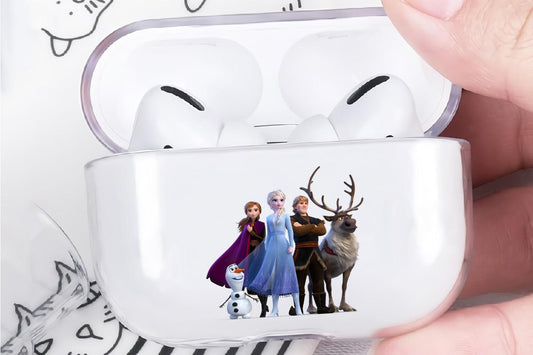 Frozen Majestic Braveness Protective Clear Case Cover For Apple Airpod Pro 2-Xtracase