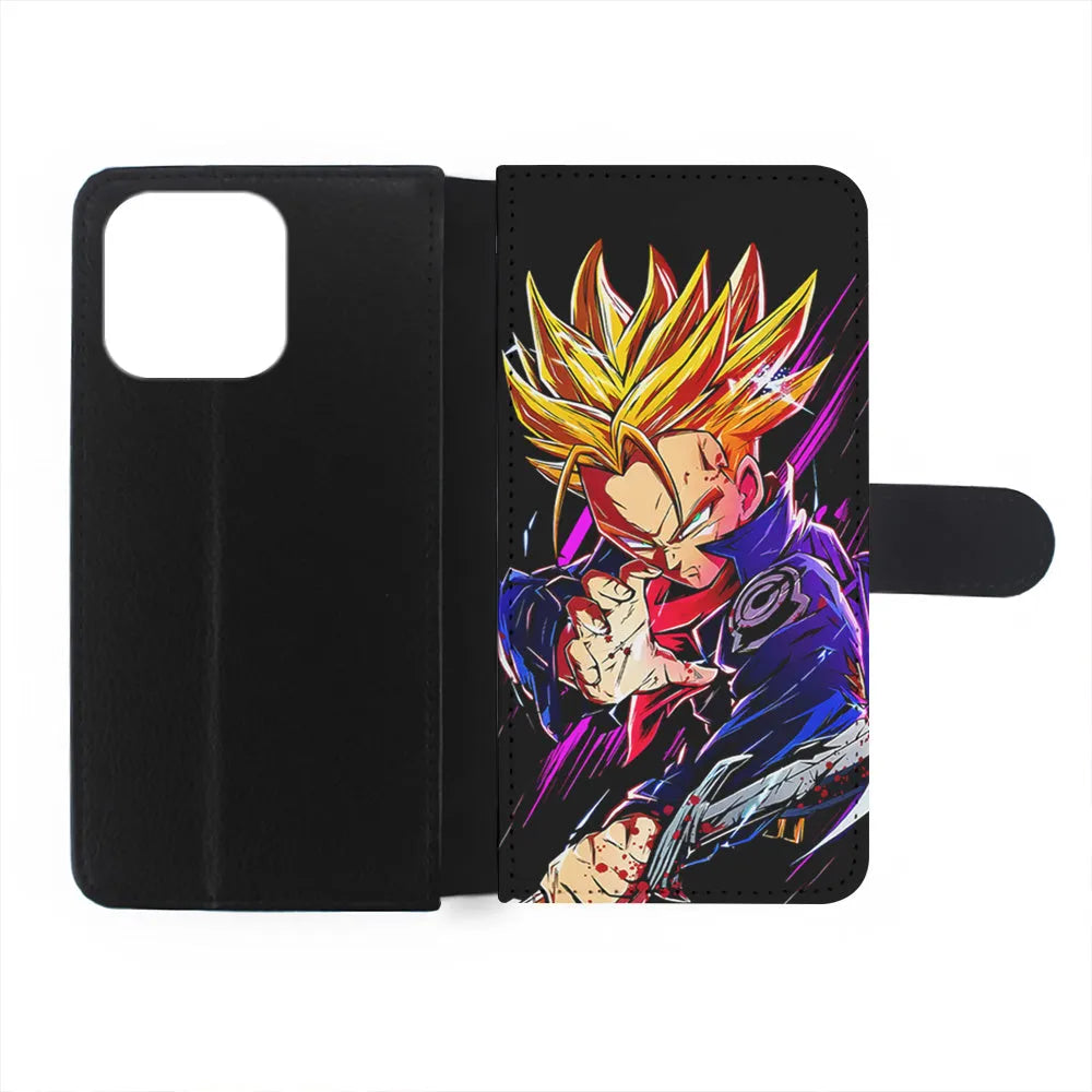 Future Trunks Dragon Ball Z iPhone 13 Pro Case-Flip Wallet Case-Xtracase