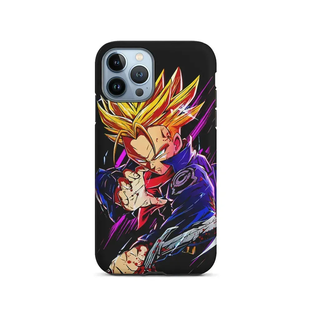 Future Trunks Dragon Ball Z iPhone 15 Pro Max Case-2 in 1 Tough Case-Xtracase