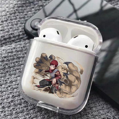 Gaara Monstrous Sand Arm Jutsu Protective Clear Case Cover For Apple Airpods-Xtracase
