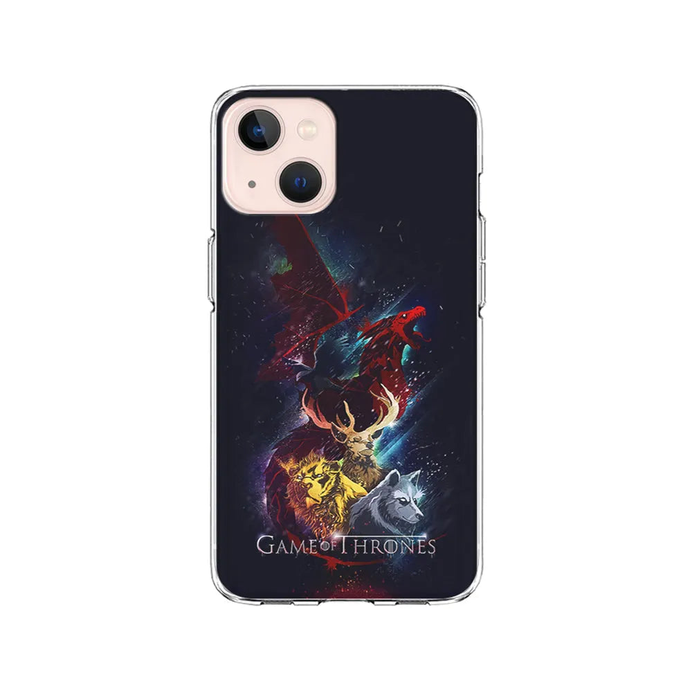 Game Of Thrones Amazing Art iPhone 15 Case-Clear Soft Case-Xtracase