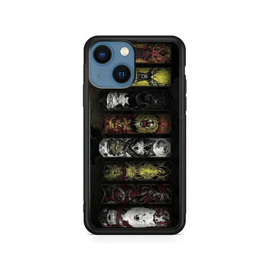 Game Of Thrones Flag Kingdom iPhone 13 Mini Case-Rubber / Black (2D Case)-Xtracase