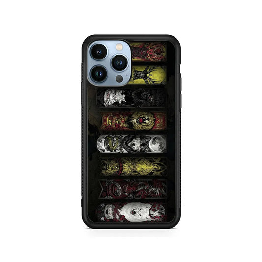 Game Of Thrones Flag Kingdom iPhone 13 Pro Case-Rubber / Black (2D Case)-Xtracase