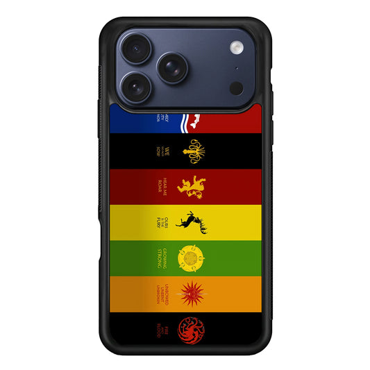 Game Of Thrones Flag Slogan iPhone 17 Pro Case - Xtracase
