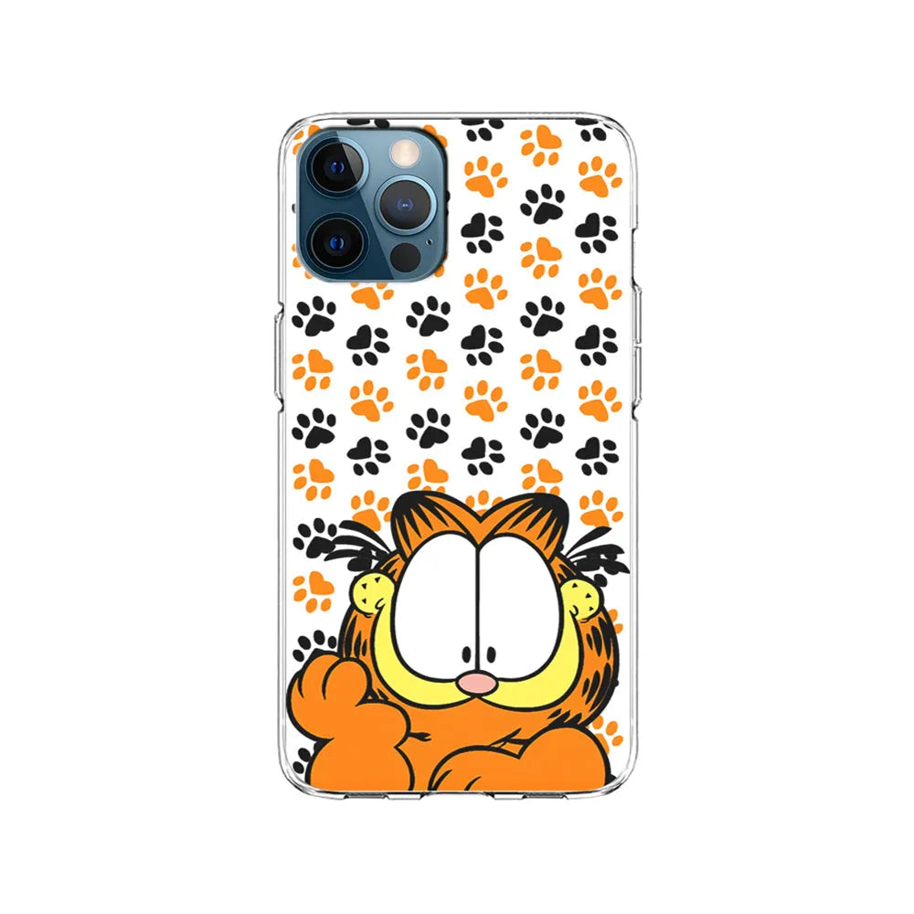Garfield And His Footprints iPhone 13 Pro Case-Clear Soft Case-Xtracase