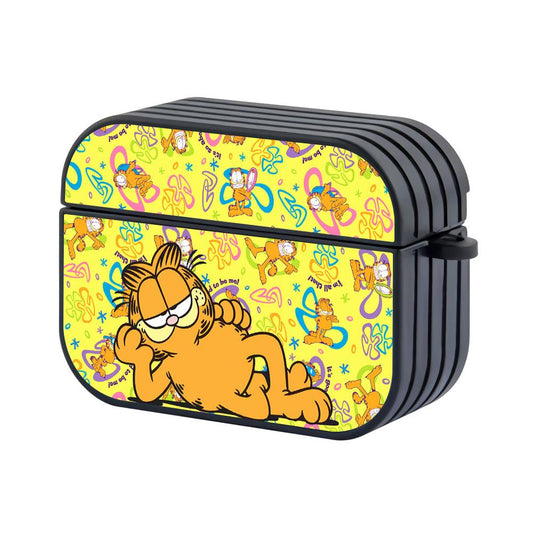 Garfield Relax Enjoying the Day Hard Plastic Case Cover For Apple Airpods Pro-Xtracase