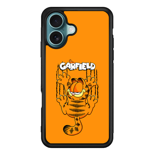 Garfield The Cat Scratch Wall iPhone 16 Case - Xtracase
