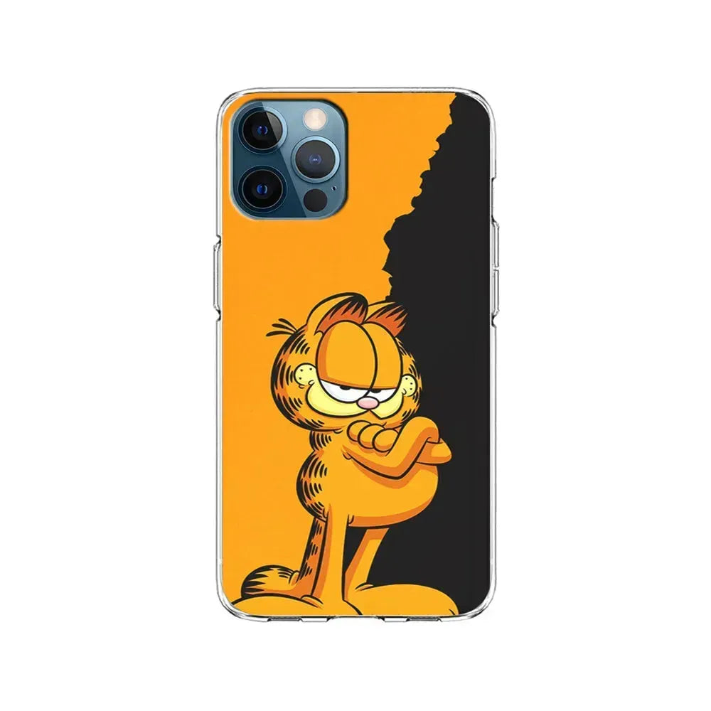 Garfield The Cat Stay Cool iPhone 15 Pro Max Case-Clear Soft Case-Xtracase