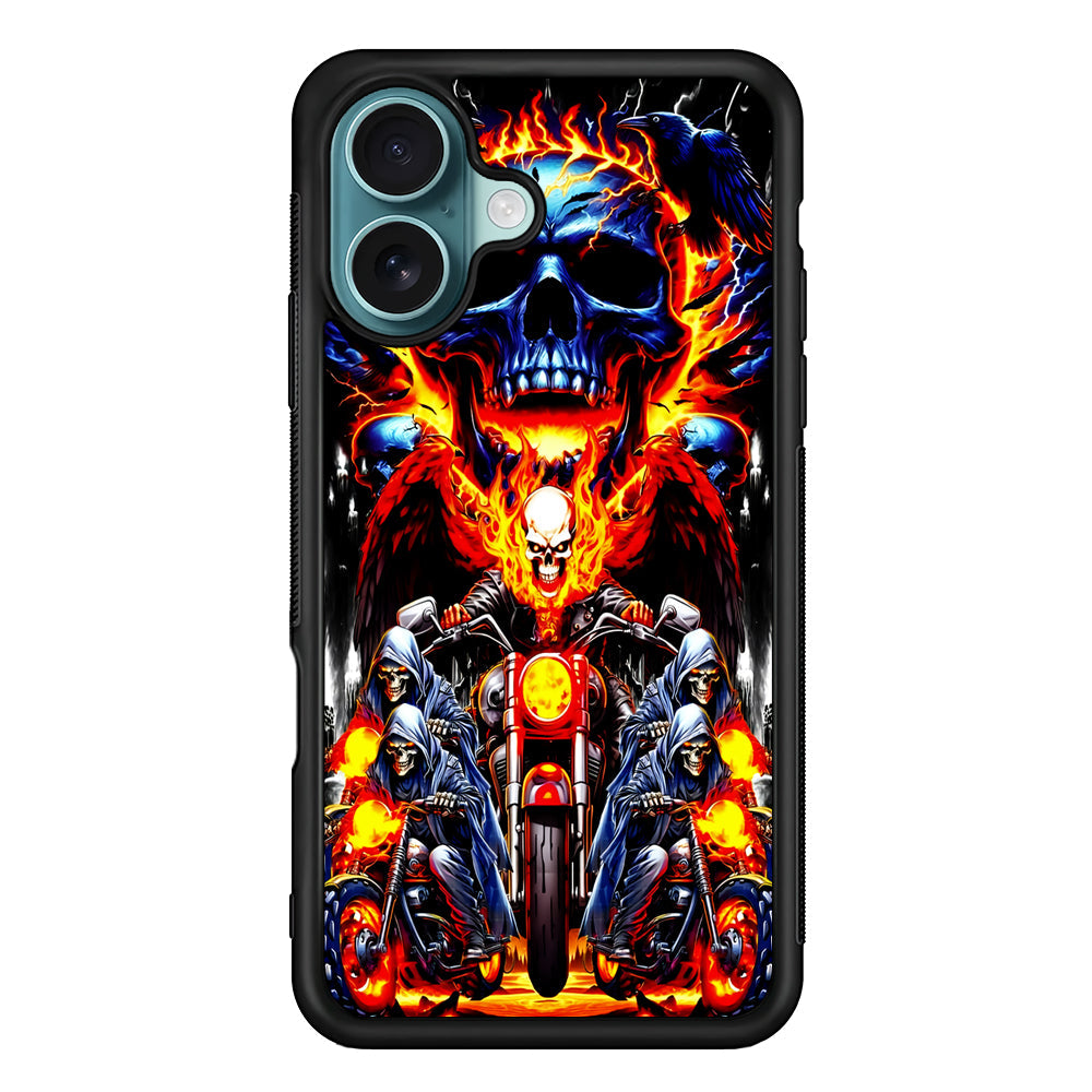 Ghost Rider and His Troops iPhone 16 Plus Case - Xtracase