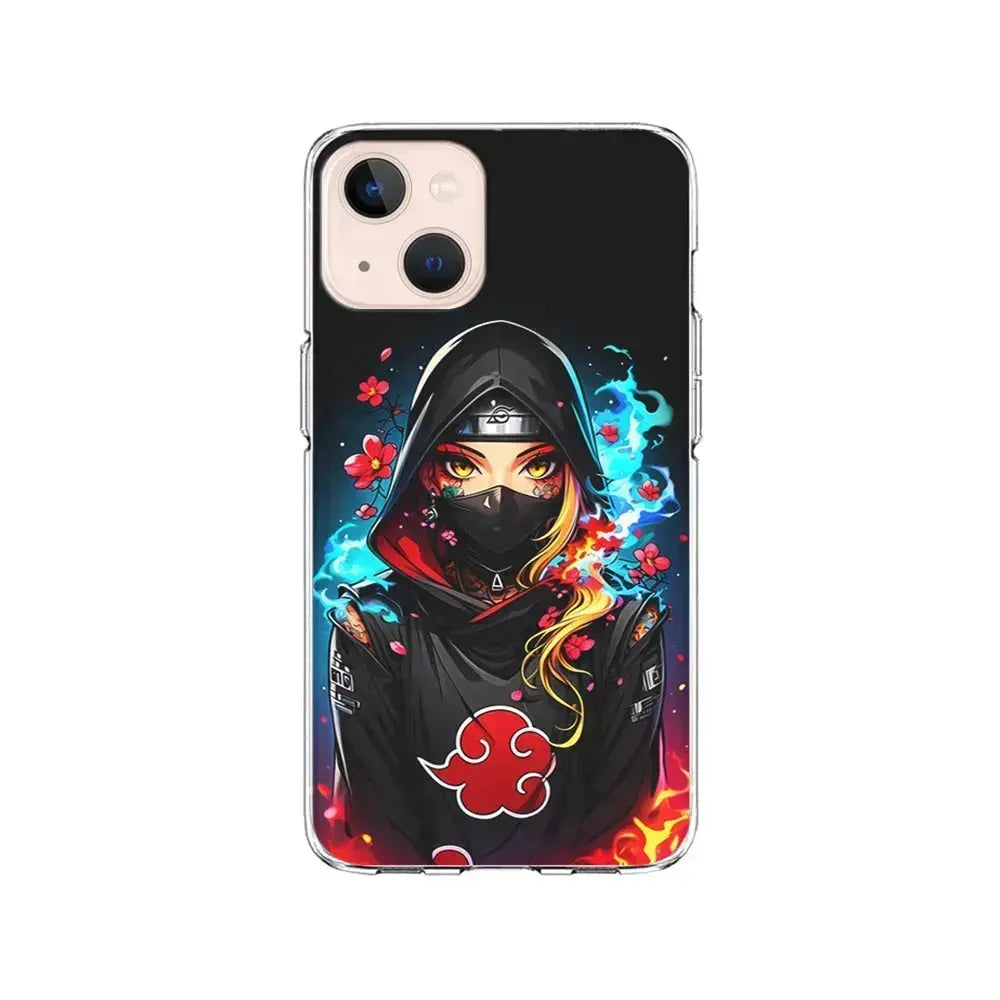 Girl Members of Akatsuki iPhone 13 Mini Case-Clear Soft Case-Xtracase