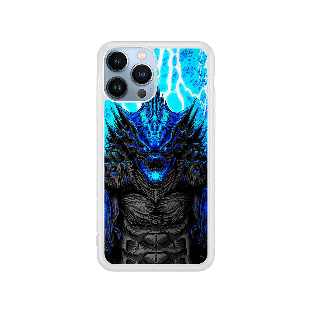 Godzilla King of the Monsters iPhone 13 Pro Case-Rubber / White (2D Case)-Xtracase