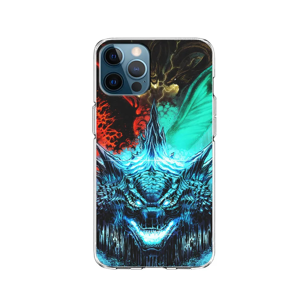 Godzilla and Kaiju iPhone 13 Pro Case-Clear Soft Case-Xtracase