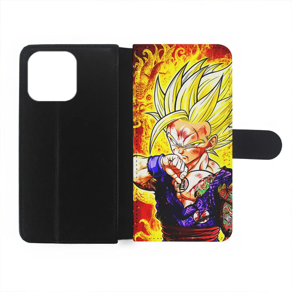 Gohan Super Saiyan 2 iPhone 13 Pro Max Case-Flip Wallet Case-Xtracase