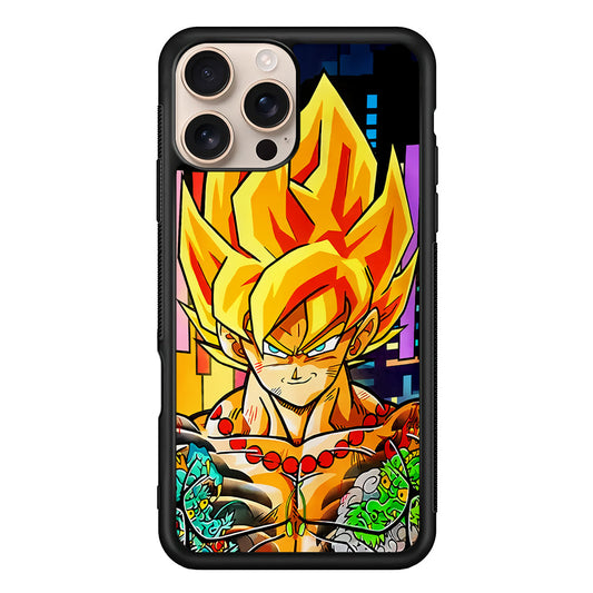 Goku Dragon Ball Z Yakuza iPhone 16 Pro Max Case - iPhone 16 Pro Max