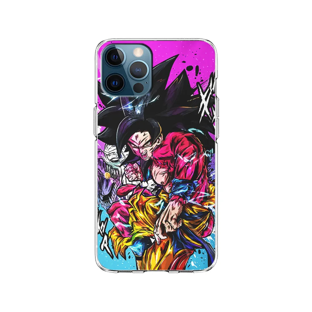 Goku SS4 Dragon Ball Z iPhone 13 Pro Max Case-Clear Soft Case-Xtracase