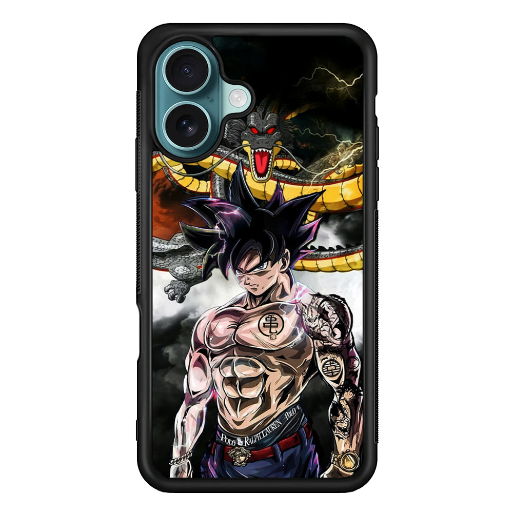 Goku X Shenron Dragon Ball Z iPhone 16 Plus Case - Xtracase