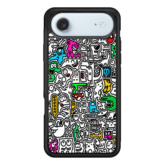 Graffiti Doodle Drawings Art iPhone 17 Air Case - Xtracase