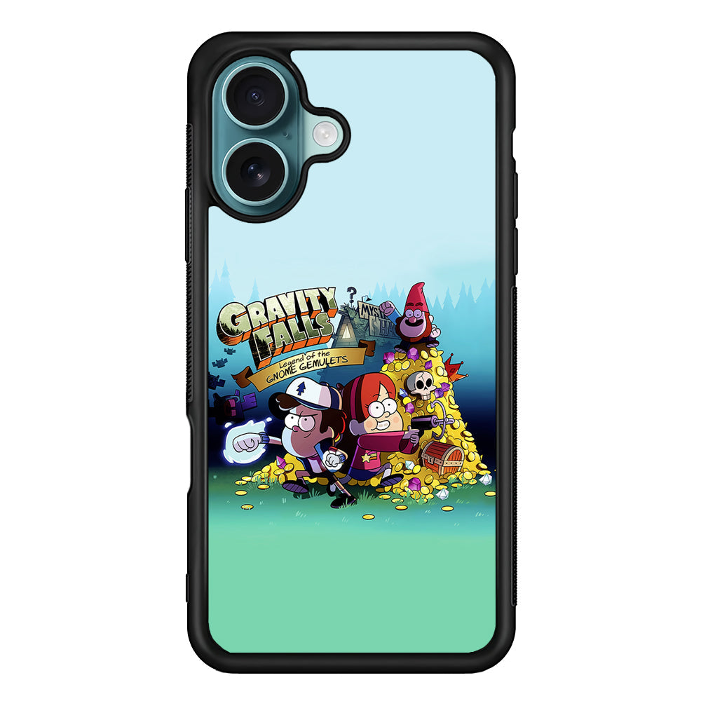Gravity Falls Gnome Gemulets iPhone 16 Plus Case - Xtracase